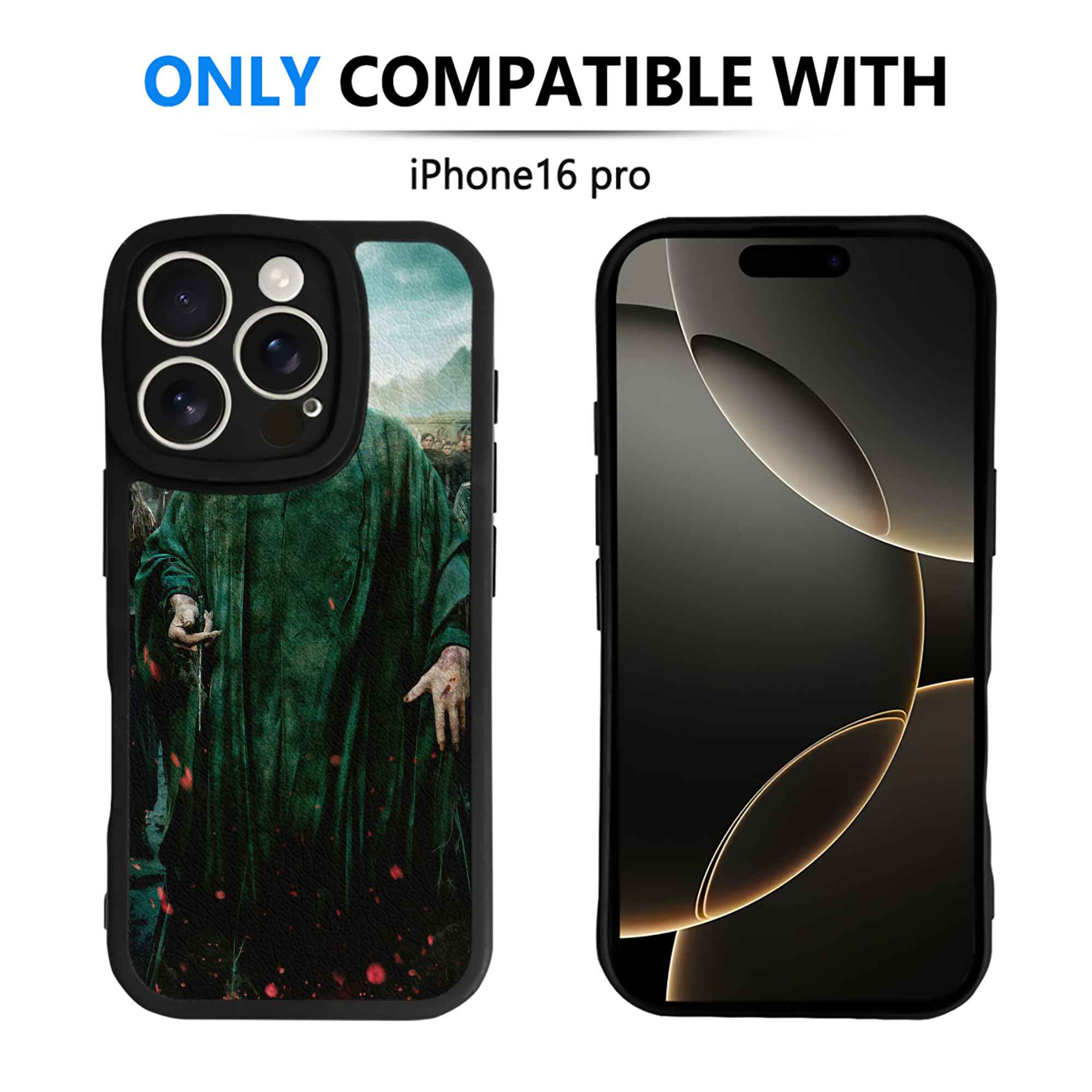 （画像用） Harry Potter ハリー・ポッターシリーズ 【iPhone 16シリーズ対応】シリコンスマホケース（レザー調） 材質：シリコン